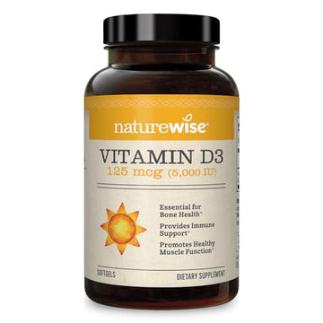 NatureWise Vitamin D3 5000iu (125 mcg) Healthy Muscle Function, and Immune Support NatureWise buy supplements canada