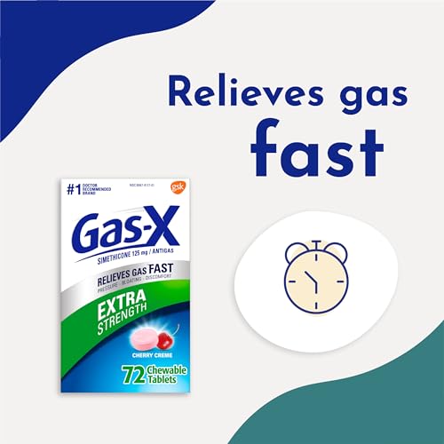 Gas-X Extra Strength Chewable Gas Relief Tablets with Simethicone 125 mg Gas-X buy supplements canada