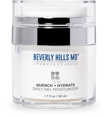 Beverly Hills MD Quench + Hydrate Daily Gel Moisturizer- Visibly Smooth, Plump, Hydrate Face & Neck for Wrinkles, Sagging- Skin Smoothing & Re-Energizing- Visibly Reduce Signs of Aging w/Niacinamide Beverly Hills MD buy supplements canada