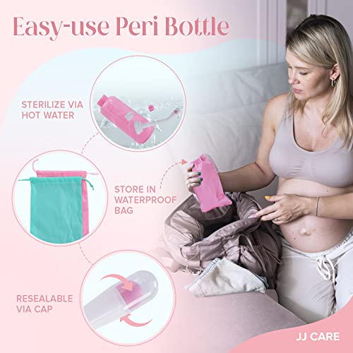 JJ CARE Peri Bottles - Pack of 2 Peri Bottles for Postpartum Care Kit, 500 ml Peri Bottles JJ CARE buy supplements canada