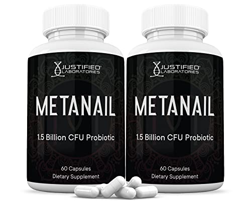 Justified Laboratories (2 Pack) Metanail 1.5 Billion CFU Probiotic Nail Support 120 Capsules Justified Laboratories buy supplements canada