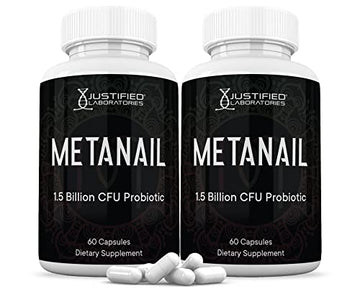 Justified Laboratories (2 Pack) Metanail 1.5 Billion CFU Probiotic Nail Support 120 Capsules Justified Laboratories buy supplements canada