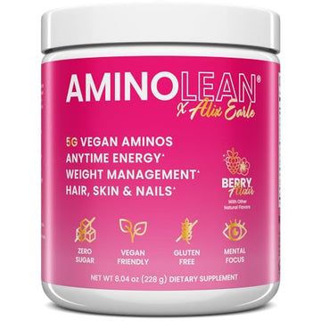 RSP NUTRITION AminoLean Pre Workout x Alix Earle Berry Alixir, Clean Energy with No Jitters RSP NUTRITION buy supplements canada