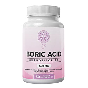 Magic V Steam Boric Acid Suppositories 600 MG 30 Count Optimal PH Support Made in The USA Magic V Steam buy supplements canada