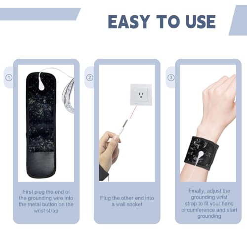 LOYDBDT Grounding Wrist Strap,Patterned Grounding Wristband,Unique Air Holes and Conductive Silver LOYDBDT buy supplements canada