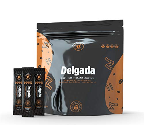 Total Life Changes Delgada Coffee Infused with Ganoderma Lucidum mushroom, 28 sachet Total Life Changes buy supplements canada