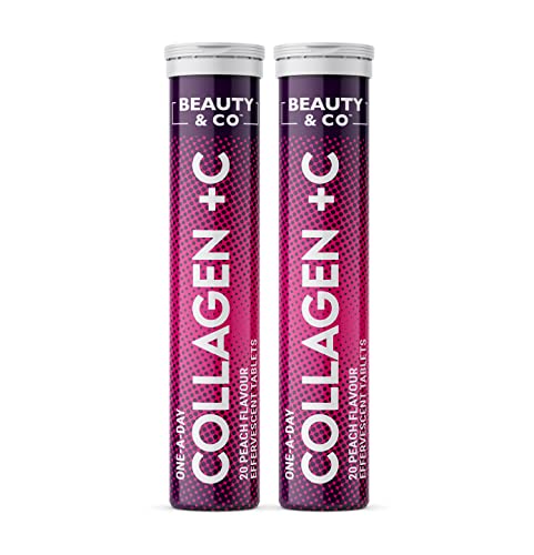 Collagen Effervescent - Marine Collagen & Vitamin C (2 Tubes) Beauty & Co buy supplements canada