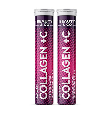 Collagen Effervescent - Marine Collagen & Vitamin C (2 Tubes) Beauty & Co buy supplements canada