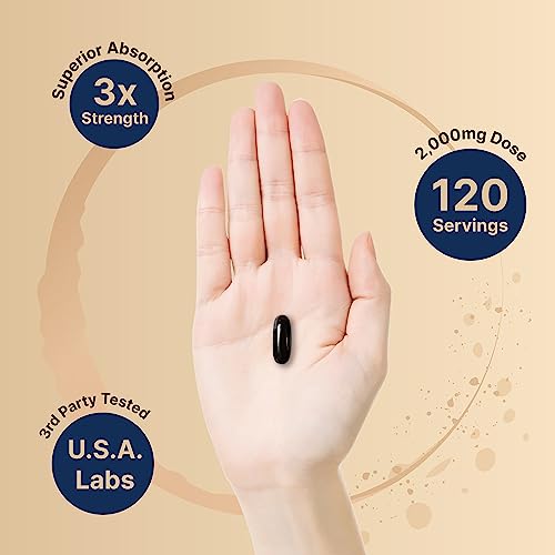Antarctic Krill Oil 2000mg Supplement, 240 Softgels, 3X Strength Natural Source of Omega NatureBell buy supplements canada