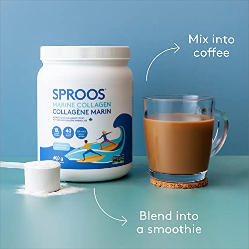 SPROOS - Marine Collagen - Beverage Powder - Hydrolised Collagen Peptides SPROOS buy supplements canada