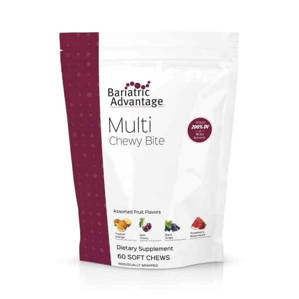 Bariatric Advantage Multi Chewy Bite - Soft Chew Multivitamin for Bariatric Surgery Bariatric Advantage buy supplements canada