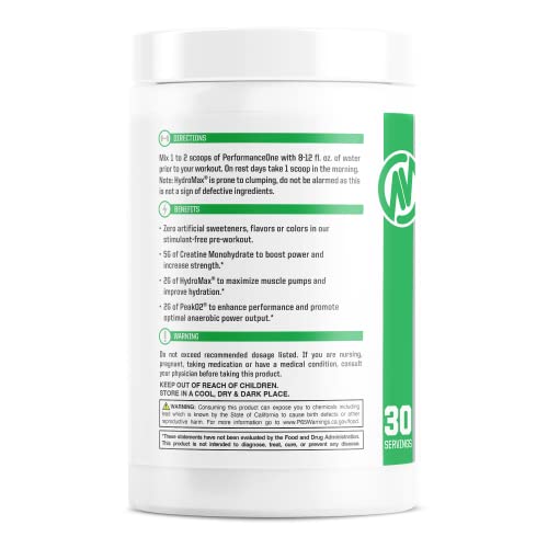 PerformanceOne Best Stimulant-Free Pre Workout Powder by NutraOne for Women and Men NutraOne Nutrition buy supplements canada