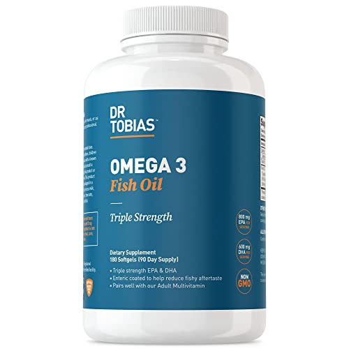Dr. Tobias Omega-3 Fish Oil, Triple Strength, Supports Brain & Heart Health, 2000 mg Dr. Tobias buy supplements canada