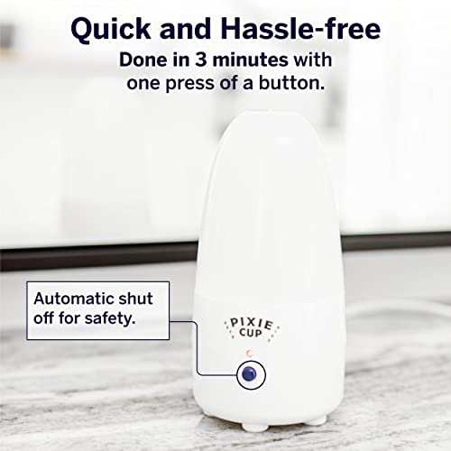 Pixie Menstrual Cup & Disc Steamer Sterilizer - Ranked 1 for The Best Steamer - Kills 99.9% of Germs Pixie Cup buy supplements canada