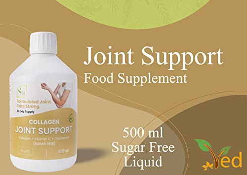 Hydrolyzed Liquid Collagen Food Supplement | Support for Joints, Skin, Muscles, Hair, &Nail Growth Ved buy supplements canada