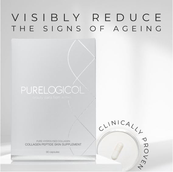 Collagen Tablets, Best Hydrolysed Protein Peptide Skin Supplement - 90 x Collagen Capsules x 800mg Purelogicol buy supplements canada