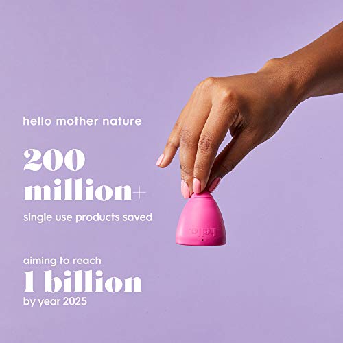 The Hello Cup Extra Small Menstrual Cup, BPA Free, Reusable, Hypoallergenic, Recyclable THE HELLO CUP buy supplements canada