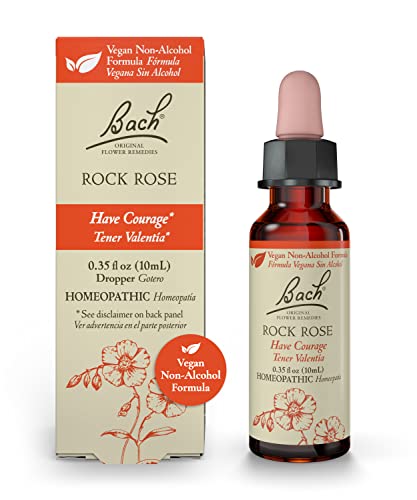 Bach Original Flower Remedies, Rock Rose for Courage (Non-Alcohol Formula), Natural Homeopathic Bach buy supplements canada