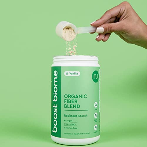 Boost Biome Fiber Supplement Organic Super Greens Powder – Supports Bloating Relief Boost Biome buy supplements canada