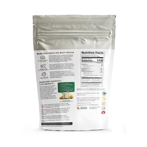 Whey Fantastic - Unflavored - 100% Natural Grass Fed Whey Protein Powder - Unique 3 Fantastic Nutrition buy supplements canada