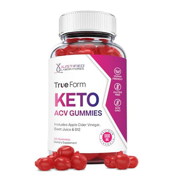 Justified Laboratories True Form Keto ACV Gummies 1000MG Vegan Non GMO Justified Laboratories buy supplements canada