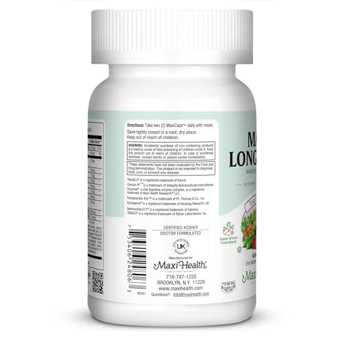 Mens Multivitamin 50 Plus – Daily Multivitamin for Men Over 50 with Vitamin B12, A, D, C, Zinc, Magnesium & More – Energy, Immune & Heart Support Mens Multi Vitamins - Non-GMO – 60 Capsules Maxi Health buy supplements canada