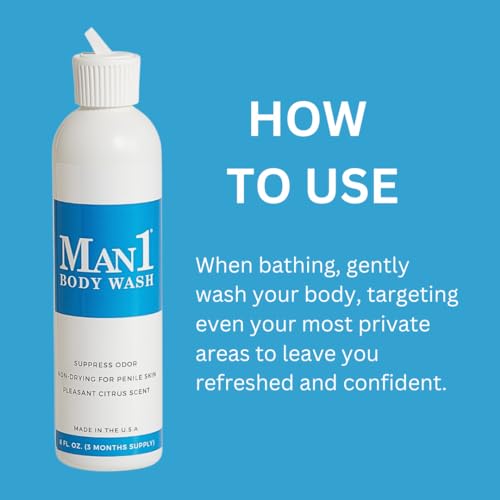 Man1 Body Wash, Anti-Odor Intimate Penile Cleanser For Down There Care, Hydrates Man1 Man Oil buy supplements canada