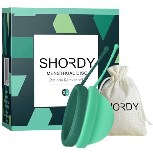 SHORDY Reusable Menstrual Disc Set of 2 (Small & Large), 100% Medical-Grade Silicone, Flexible SHORDY buy supplements canada