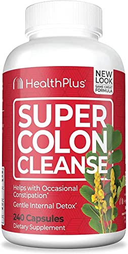 Health Plus Inc Super Colon Cleanse 530 mg 240 Capsules, Package may vary Health Plus buy supplements canada