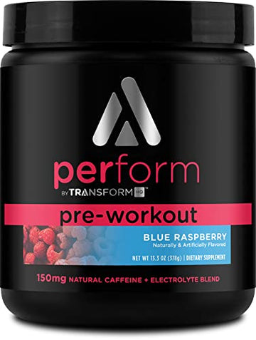 TransformHQ Pre-Workout 28 Servings - Perform - Gluten Free, Non-GMO (Blue Raspberry) TransformHQ buy supplements canada