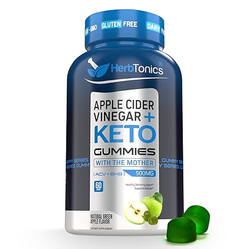 Herbtonics Keto Apple Cider Vinegar Gummies - Digestion & Detox Support - Sugar Free Keto Herbtonics buy supplements canada