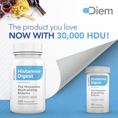 Omne Diem Histamine Digest DAO 30,000 HDU - 120 Caps - Histamine Neutralizing Omne Diem buy supplements canada