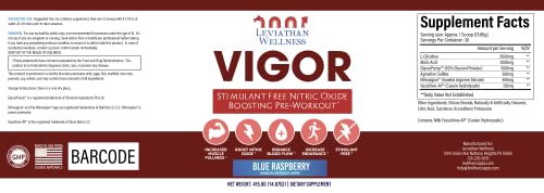 Leviathan Wellness Vigor - Stimulant Free, Nitric Oxide Boosting Pre-Workout Powder Leviathan Wellness buy supplements canada