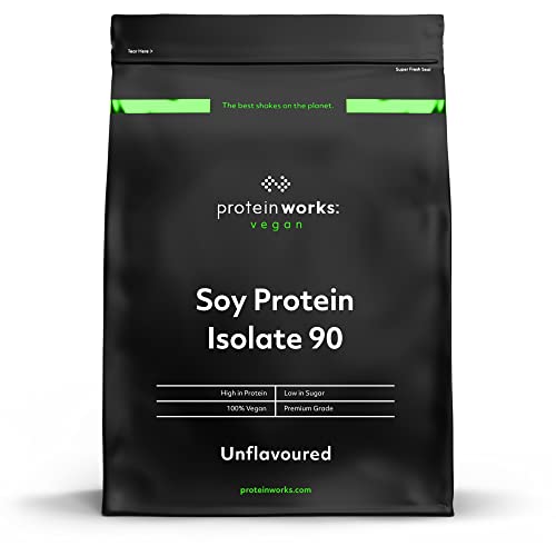 Protein Works Soy Protein 90 (Isolate) Protein Powder | 100% Plant-Based | Low Fat | No Added Sugar Protein Works buy supplements canada