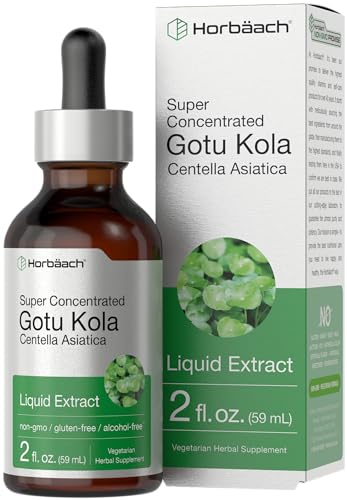 Gotu Kola Extract | 2 fl oz | Alcohol Free | Super Concentrated Liquid Herb Supplement Horbäach buy supplements canada