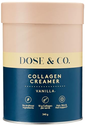 Dose & Co Collagen Creamer in Vanilla Flavour - 340g Powder Supplement DOSE & CO buy supplements canada