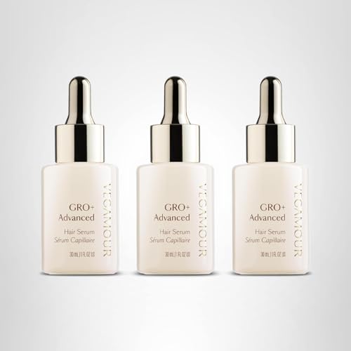 VEGAMOUR GRO+ Advanced Hair Serum for Improving Hair Density, Tonic Reduces Shedding and Promotes a Healthy Scalp, 3 pack VEGAMOUR buy supplements canada