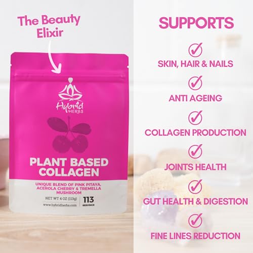 HYBRID HERBS – Plant Based Collagen Powder - Anti Aging Supplement for Skin, Wrinkles Hybrid Herbs buy supplements canada