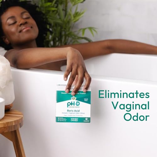 pH-D Feminine Health - Instant Odor Rinse with Boric Acid for Vaginal Odor - Vegan, Paraben-Free pH-D Feminine Health Support buy supplements canada