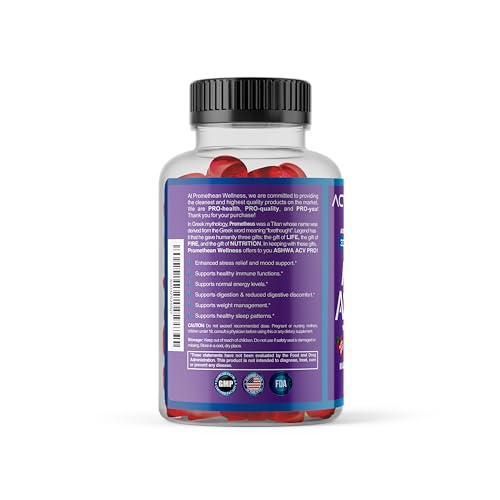 Ashwa ACV Pro Health - Sugar Free Apple Cider Vinegar Gummies, Ashwagandha Gummies Promethean Wellness buy supplements canada