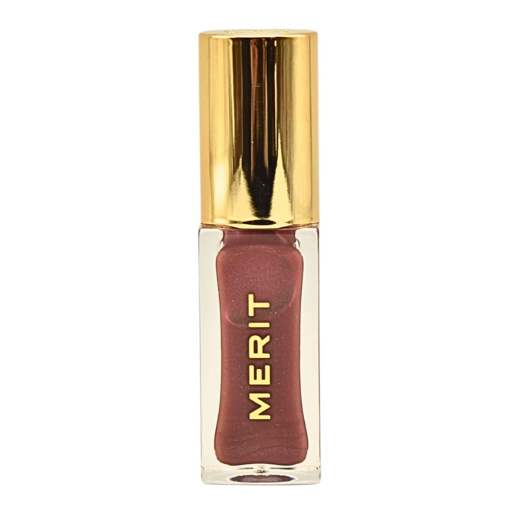 Merit Shade Slick Hydrating Tinted Lip Oil – Twin Set Mauve | Vegan Lip Gloss with Rosehip, Shea & Jojoba Oils for Moisturizing High-Shine Color Merit buy supplements canada