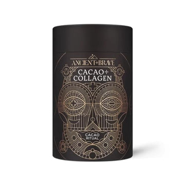 Ancient + Brave - Cacao + Collagen Powder 250g - Peruvian Raw Cacao Hot Chocolate with Grass-Fed Hydrolysed Bovine Collagen Ancient + Brave buy supplements canada