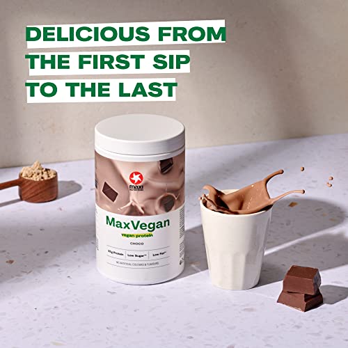 MaxiNutrition - MaxVegan Protein Powder, Chocolate - Plant Based Protein Food Supplement MaxiNutrition buy supplements canada