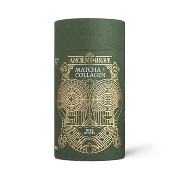 Ancient + Brave Matcha + Collagen 150g Tub - Lion's Mane Mushroom Powder Supplement Ancient + Brave buy supplements canada