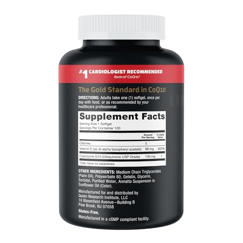 Qunol Ultra CoQ10 100mg, 3x Better Absorption, Patented Water and Fat Soluble Natural Supplement Form of Coenzyme Q10 Qunol buy supplements canada
