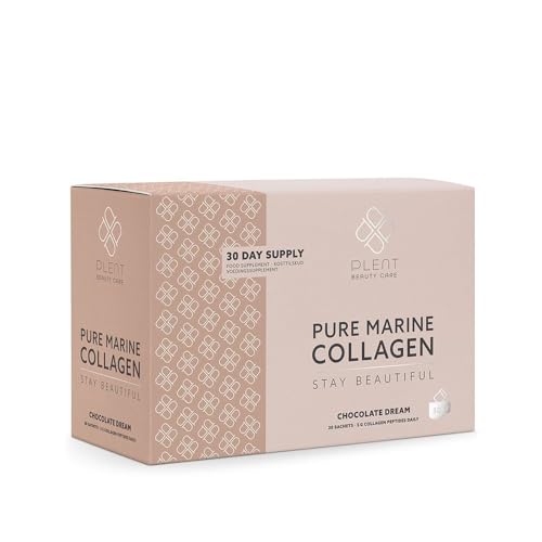 Plent Pure Marine Collagen Chocolate Dream - Stay Beautiful - 5G Collagen Peptides Daily Plent buy supplements canada