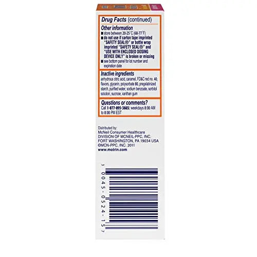 Concentrated Motrin Aspirin, 0.5 Fluid Ounce Motrin buy supplements canada
