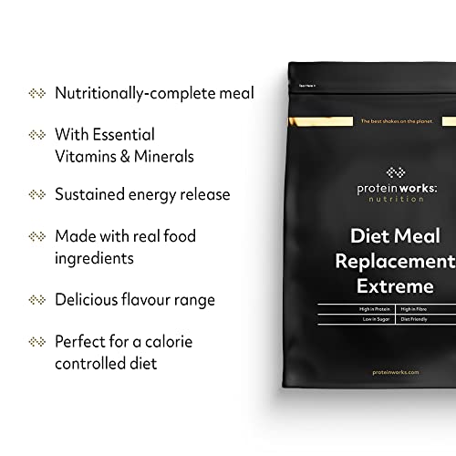 Protein Works - Diet Meal Replacement Extreme Shake, 200 Calorie Meal, High Protein Meal Protein Works buy supplements canada