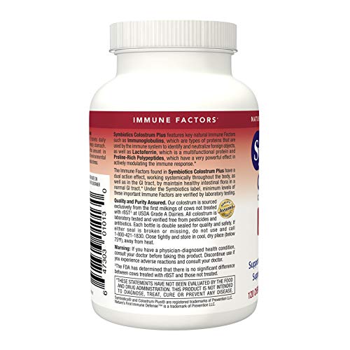 Symbiotics Colostrum 120ct Chewables Plus - Immunity Support for Adult & Kids Symbiotics buy supplements canada