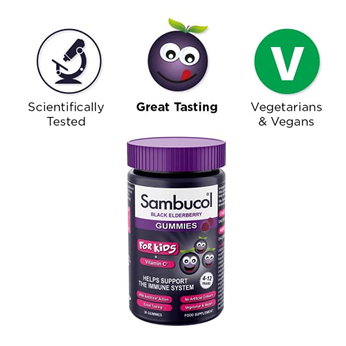 SAMBUCOL KIDS GUMMIES 30'S, 30 Count (Pack of 1) Sambucol buy supplements canada